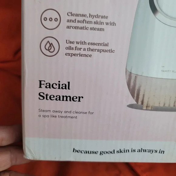 Vanity Planet Aira Ionic Facial Steamer Cleanses and Moisturizes - new in box - Picture 3 of 9